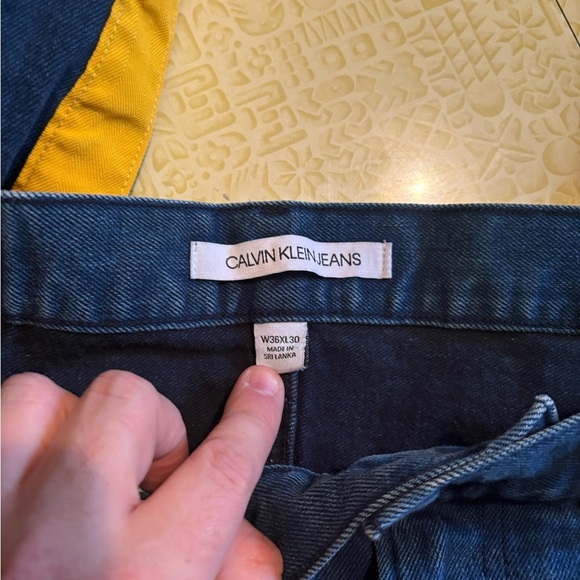 Calvin Klein Jeans - Blue with Yellow Accent - Picture 5 of 9
